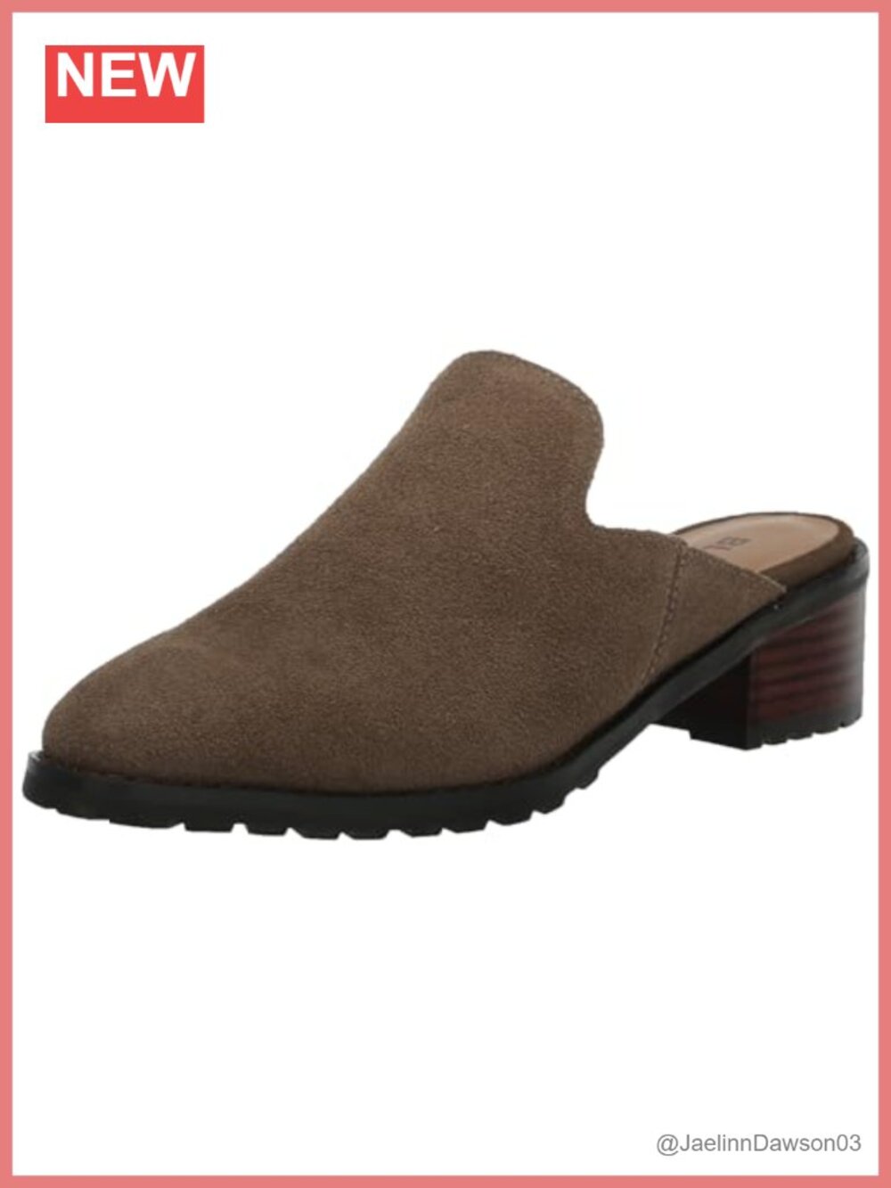 Blondo Stelle Suede Mule, Block Heel, Slip-On